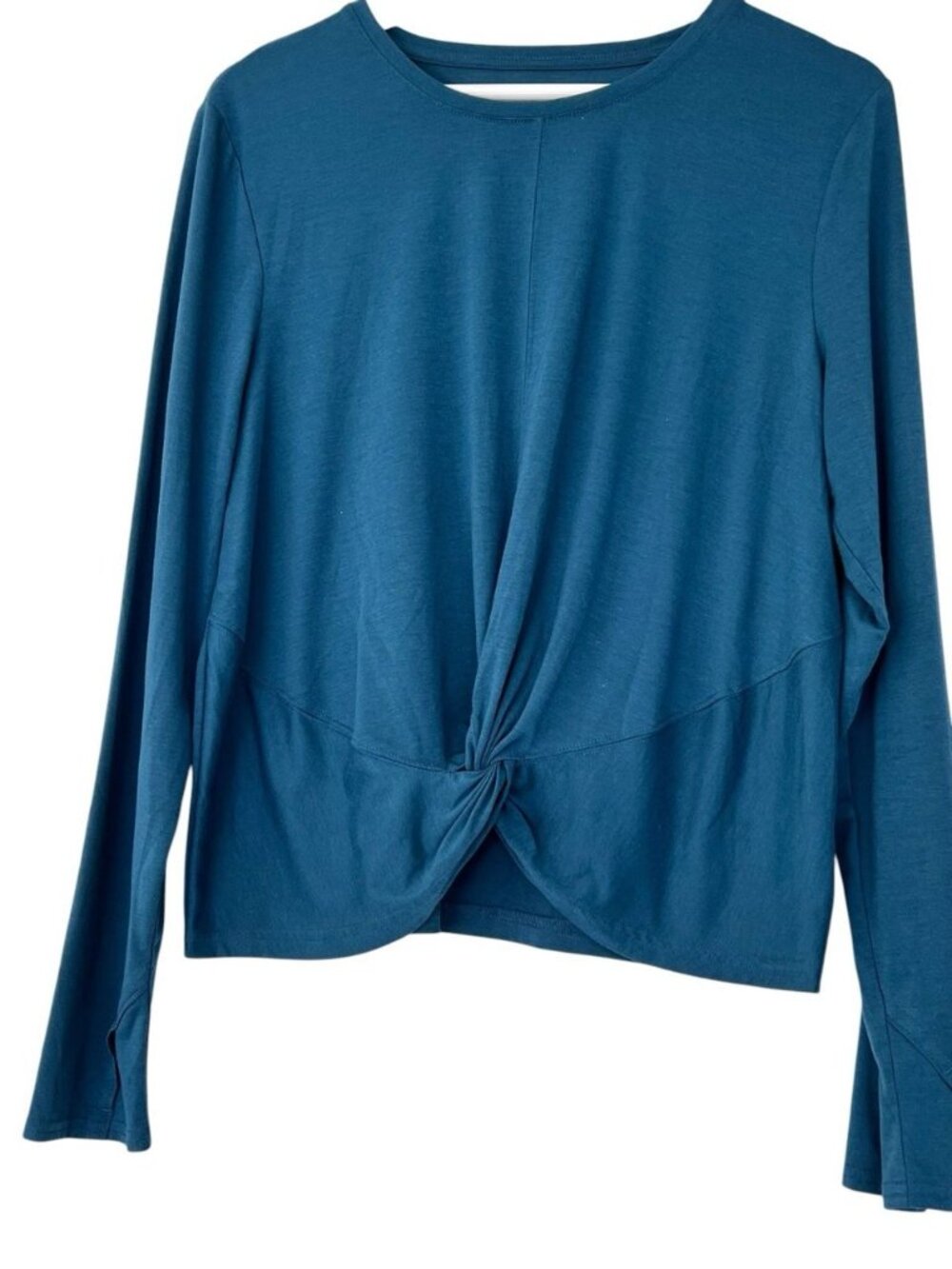 Athleta Essence Twist Tee Long Sleeve Activewear Top Outdoor Athleisure XL
